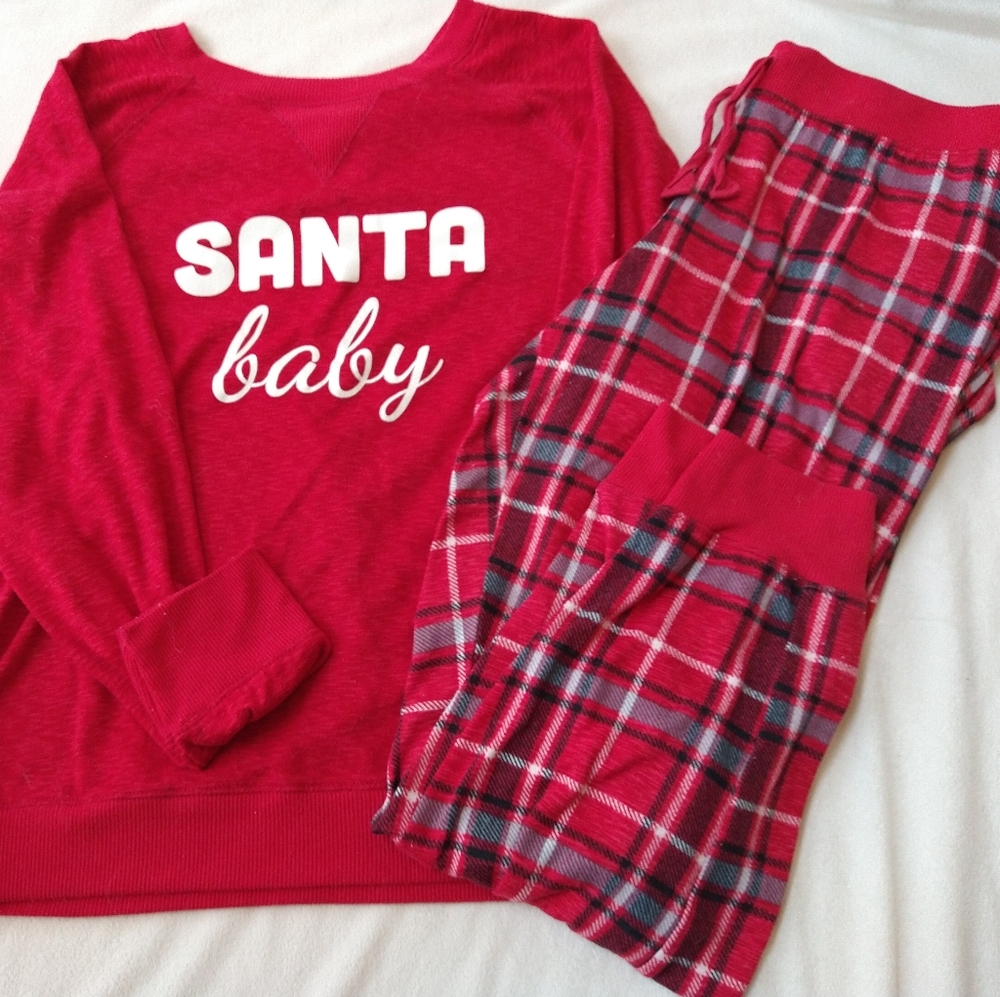 Womans Santa Baby Pajamas
